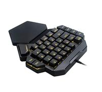TOPINCN Onehanded RGB Blacklight Mechanical Gaming Keyboard Durable Blue Switch for Ultimate Performance Plug and Play for Applicable scene: Gamers