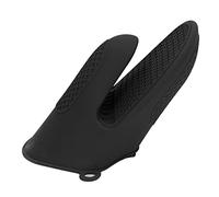 TOPINCN Oven Mitts, 2PCS Silicone Material Kitchen Anti Scalding Cooking Pinch Mitts, Thickened Oven Baking Anti Slip Cooking Gloves (Black)