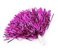 TOPINCN Party Dance Accessory Sports Pompons Cheer Jubilation Squad and Audience, Light Material, 6PCs in 7 Colors (Rosy)
