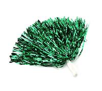 TOPINCN Party Dance Accessory Sports Pompons Cheer Jubilation Squad and Audience, Light Material, 6PCs in 7 Colors (Green)