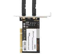 TOPINCN PCI Desktop Adapter 300Mbps 802.11b/g/n Wireless WIFI Network Card + 2 Antennas AR9223 for XP///, Easy Installation, 2.4G Frequency, IEEE 802.11 B/g/n, Support Shared WIFI