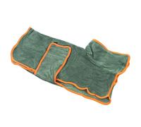 TOPINCN Pet Bathrobe, Hook and Loop Quick Dry Water Absorbent Pet Bathrobe, Keep Warm for Puppy Swimming (L)