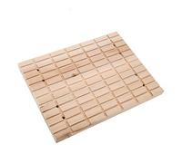 TOPINCN Pets Claws Scratching Board, Wooden Rabbit Hamster Squirrel Play Toy Scratch Cage Tool Grinding Deck Ornament Supplies 10.6 X 7.9 X 0.6 Inch