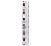 TOPINCN Piano Keyboard Guide Easy Learning Note Chart Practice Tool for