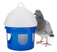 TOPINCN Pigeon Feeder, 2L/4L/6.5L Large Capacity Pigeon Waterer Automatic Bird Pigeon Feeder ABS plastic Water Dispenser Waterer(6.5L)