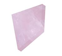 TOPINCN Pink Crystal Pyramid 1PC PyramidCarving Figurines Rose Quartz Pyramid Decoration Furnishing Article for Family Friends