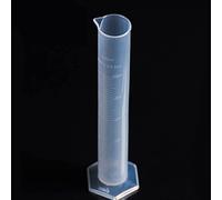 TOPINCN Plastic Measuring Cylinder Durable Large Capacity 250ml Clear Scale Tool for Laboratory Experiment, 5.7 X 8. X 30cm, for Industrial Experiments, Home Use (250ml)