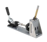 TOPINCN Pocket Hole Jig Kit, Flexible Accurate Carpentry Inclined Hole Positioner Jig with Easy Depth Control, for DIY Woodworking and Professional Carpentry Projects