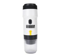 TOPINCN Portable Electric Machine Ground Coffee Hand Coffee Maker (White)