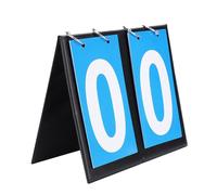 TOPINCN Portable Flip Sports Scoreboard for Basketball Tennis Soccer, Clear Print, Lightweight and Easy to Carry, for Scorekeeping (two digit scoreboard)