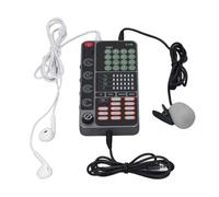 TOPINCN Portable Voice Changer Live Sound Card with DJ Controller for Singing and Play, Dusinator Vocal Dissieur Sound Board for Online Cat and the Creation of Videos, Easy to Use