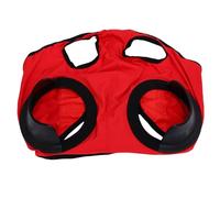 TOPINCN Professional Racing Horse Fly Mask with Ears Red High Elastic Polyester UV Protection for Horse Eye Cover Hood Racing Training Competition