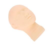 TOPINCN Professional Silicone Mannequin Head for Makeup Practice, Ideal for Cosmetology Students and Training Sessions, Smooth Texture