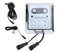 TOPINCN Professional Steam Engine Controller Panel Set, Steam Generator Controller Module Steaming Shower System with Temperature Sensor for Home Sauna Bath Spa ()