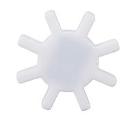 TOPINCN PTFE Coated Magnetic Stir Bar 5.5x42mm Laboratory Stirrer Gear Type Stirring Bar with High Efficiency Reusable Design for Chemistry Biology Research University Liquid Solution