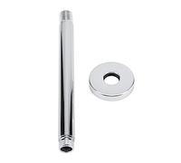 TOPINCN Rain Shower Head Arm Stainless Steel Round Top Shower Arm Pipe Wall Mount for Bathroom Ceiling Shower Head (20 Cm/7.87 In)