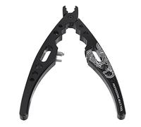 TOPINCN RC Universal Shock Clamp Shaft Advanced Pattern Design Shock Pliers for 1/8 RC Car, Black Aluminum Alloy Assembly Disassembly Tool