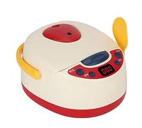 TOPINCN Realistic Rice Pot with Kitchen Sound Effects and Children's Songs for the Kitchen Featuring the Game (Red spray rice cooker)
