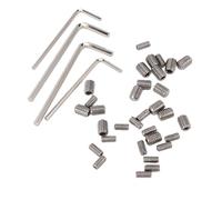 TOPINCN Refrigerator Door Handle Mounting Set, Freezer Handle Installation Kit 16pcs M4 & M6 Stainless Steel Screws Equipped with Hex Wrench for W11366418 W10664010 Refrigerator