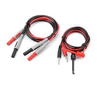 TOPINCN Replaceable Multimeter Probe Test Lead Kit P1600E Variety of Hooks for Electrical Testing 15 in 1 Assortment