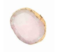 TOPINCN Resin Nail Art Palette Exquisite Golden Manicure Paint Dish for Nail Art Colors Blending and Mixing, Foundation, Lipsticks, etc. Black/White/Pink/Green Resin 3.5 X 3.1inch for Professional