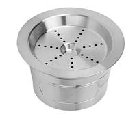 TOPINCN Reusable Coffee Pod Capsules Stainless Steel Refillable Coffee Filter Cup with Double Layer Filtration for CAFFITALY Series Machines