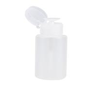 TOPINCN Reusable Nail Art Acrylic Pump Dispenser Bottle 120ml Nail Polish Remover Container for Makeup Artists
