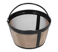 TOPINCN Reusable Stainless Steel Coffee Filter Basket, Permeable Coffee Maker and Chamber, Coffee Machine Strainer with Handle for Machines
