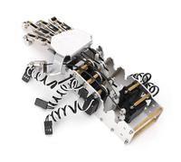 TOPINCN Robotic Hand Kit Five Finger Manipulator for Experimentation 180 Degree Movement Support for Innovators Black