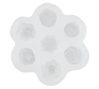 TOPINCN Rose Flower Silicone Molding, 3D Rose Cake Decorating Tool Heat Resistant Up to 446F with Easy Release Design, for Candy Melts Ice Cubes Soap Wax Candle Jewelry Making