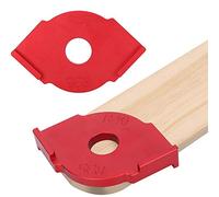 TOPINCN Rounded Corner Template, Durable Aluminum Alloy Hand-Held