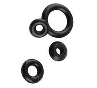TOPINCN Rubber Washer Watch Crown O Rings Repair Tool Set Black Rubber 12 Sizes Box Kit for Watch Water and Repairing Needs Lightweight Durable Material