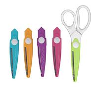 TOPINCN Scrapbook Scissors Craft Scissors Decorative Edge, Crafting Scissors for Teacher Student Supplies Scissors Cutting Tools