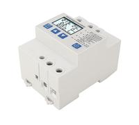 TOPINCN Self Recovery Overvoltage Undervoltage Protector with Real-time Monitoring for Electrical Safety in Homes and Businesses AC230V 1A-63A
