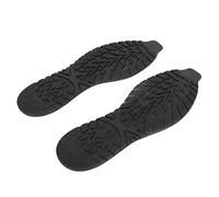 TOPINCN Shoe Sole Repair Rubber Durable Elastic Full Soles Rubber Replacement for Sneaker DIY Repair, 1 Pair, Black, for Shoe (41-44)