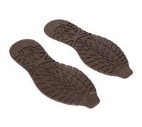 TOPINCN Shoe Sole Repair Rubber Durable Elastic Full Soles Rubber Replacement for Sneaker DIY Repair, 1 Pair, Black, for Shoe (41-44)