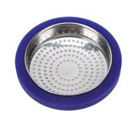 TOPINCN Shower Screen with Steam Ring, 58mm Stainless Steel Precision Screen and Silicone Group Head Seal Gasket for E61 Coffee Machine, Reusable Metal Mesh Coffee Filter