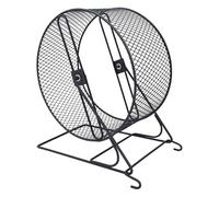 TOPINCN Silent Exercise Wheel for Squirrels Sugar Gliders Groundhogs Hedgehogs with Iron Construction for Nail Grinding and Easy Cleaning