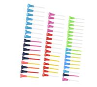 TOPINCN Silicone Durable Plastic Double Layer Non-Toxic Tee for Golfers 50PCS 83mm Soft Plastic Tee for Environmental Protection
