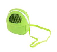 TOPINCN Small Animal Carrier Bag Cozy Hamster Sleep Bag with Mesh Top, Suitable for Rat, Hamster, Squirrel, Chinchilla, Adjustable Strap, Green