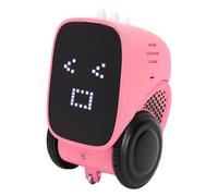 TOPINCN Smart Charging Robot, Smart Talking Robotic with Touch Sensing, Remote Control Educational Toy Interactive Story Machine with Dancing Music for Kids Early Learning (Pink)