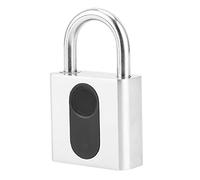TOPINCN Smart Padlock Zinc Alloy Fingerprint Lock Support Bluetooth APP, 100pcs Capacity, AI Algorithm for Container Trucks, USB Charging for