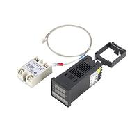TOPINCN Smart Pid Temperature Controller, Digital Rex-C100 Temperature Controller + 40A Solid State Relay + K Thermocouple Gd Set 0 to 400 Ac100-240V