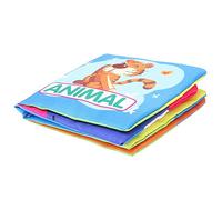 TOPINCN Soft Book for The Development of Babies Fabrics with Vibrant Images and Educational Activities for Sensory Exploration Lasting Safe