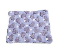 TOPINCN Soft Hamster Bed Fleece Pad, Coral Wool Material, Safe and Warm Sleep, Hand/machine Washed, Ideal for Hamster Rabbits Chinchilla, Suitable for a Pet (Love Purple)