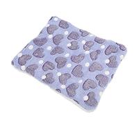 TOPINCN Soft Hamster Bed Fleece Pad, Coral Wool Material, Safe and Warm Sleep, Hand/machine Washed, Ideal for Hamster Rabbits Chinchilla, Suitable for a Pet (Love Purple)