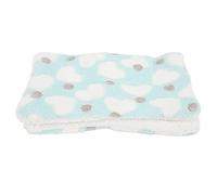 TOPINCN Soft Hamster Bed Fleece Pad, Coral Wool Material, Safe and Warm Sleep, Hand/machine Washed, Ideal for Hamster Rabbits Chinchilla, Suitable for a Pet (Love Green)