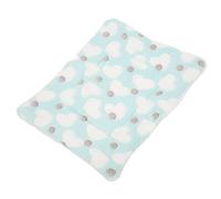 TOPINCN Soft Hamster Bed Fleece Pad, Coral Wool Material, Safe and Warm Sleep, Hand/machine Washed, Ideal for Hamster Rabbits Chinchilla, Suitable for a Pet (Love Green)