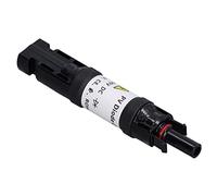 TOPINCN Solar Diode Connector Good Effect High Strength for Flameproof Black and Copper 1 Pack [Outdoor, Home Use] (30A)