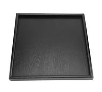 TOPINCN Solid Wood Serving Tray Rectangle Shape Tea Coffee Drinks Plate Snack Food Meals Breakfast Restaurant Platter Dining Tableware(30 * 30)